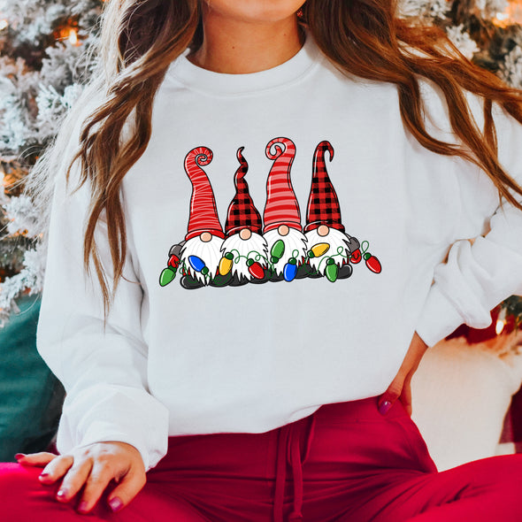 Christmas Gnomes - Completed Gildan Sweatshirt