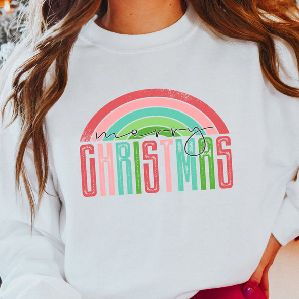 Merry Christmas Rainbow -  DTF