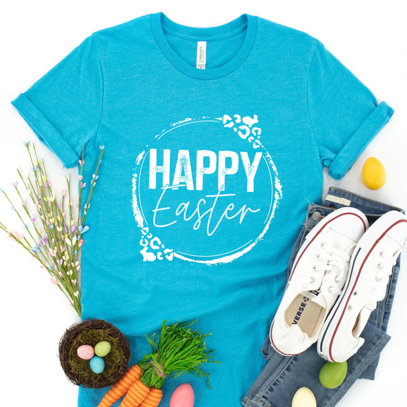 A25 Adult Happy Easter -  Screen Print Transfer