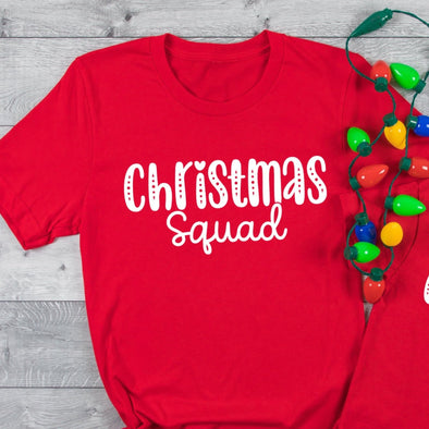 Adult Christmas Squad  -  Screen Print Transfer