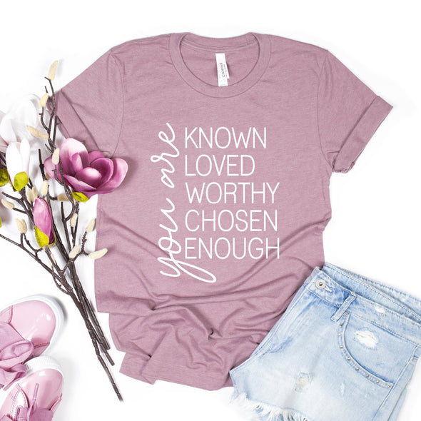 You Are Known  -  Screen Print Transfer
