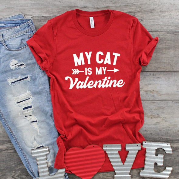 F40 My Cat Valentine - Screen Print Transfer