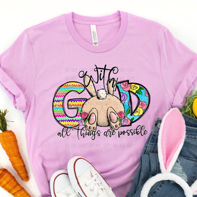 Z7 With God Easter - DTF Shirt 3001 Lilac