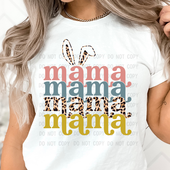 Mama Stacked Neutral Ears-  DTF