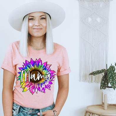 Mama Color SunFlower, DTF, Heat Transfer, Ready To Press
