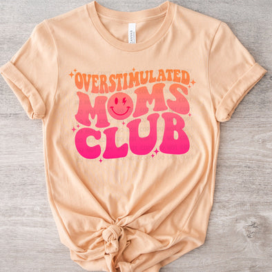 Overstimulated Moms Club - DTF Transfer