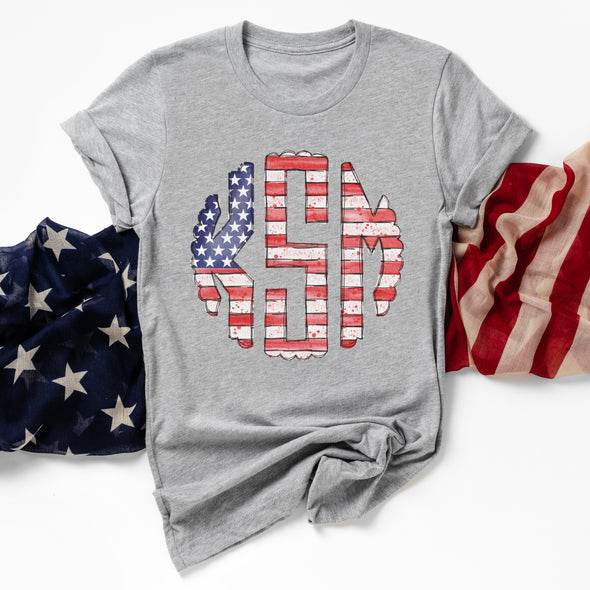 American Flag Monogram