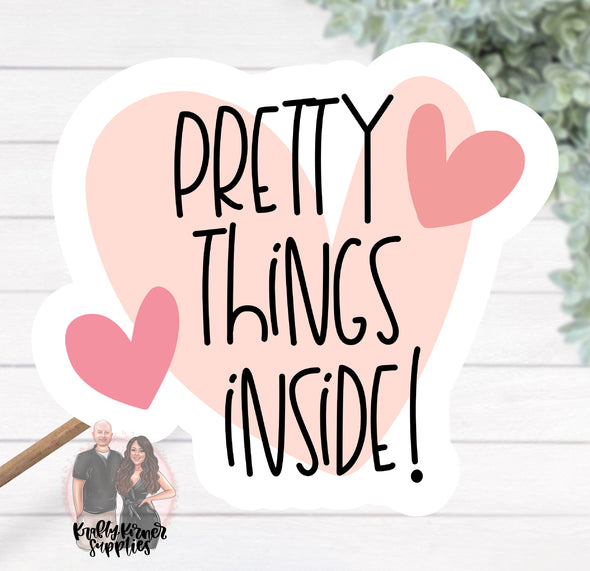 S146 Pretty Things Inside Packaging (25) - Stickers