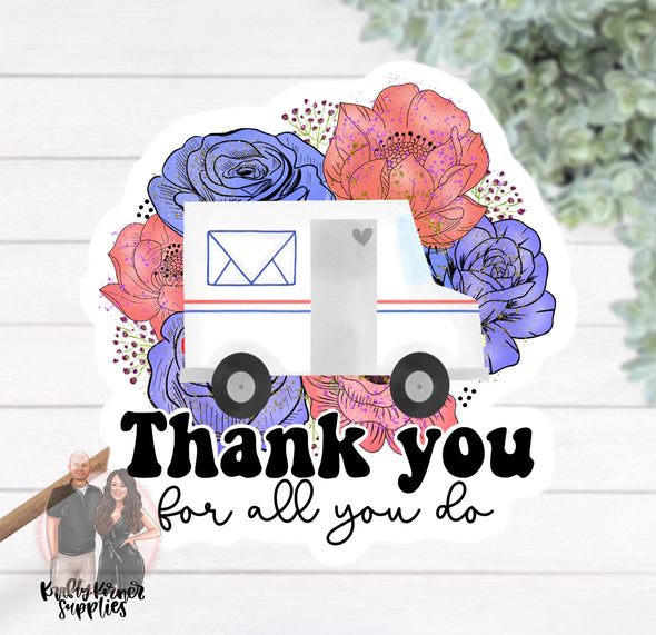 S148 Thank You For All You Do (25) Stickers