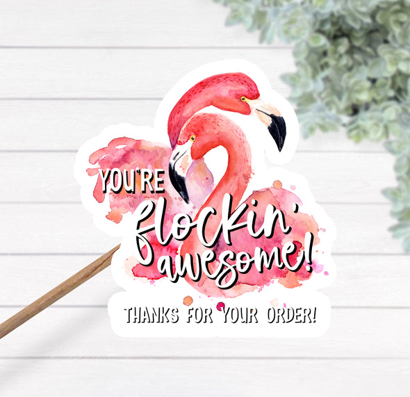 S76 SALE Flockin' Awesome (25) - Stickers
