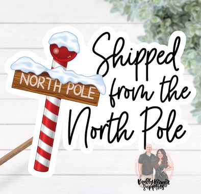 S121 North Pole Packaging Stickers (25) - Stickers