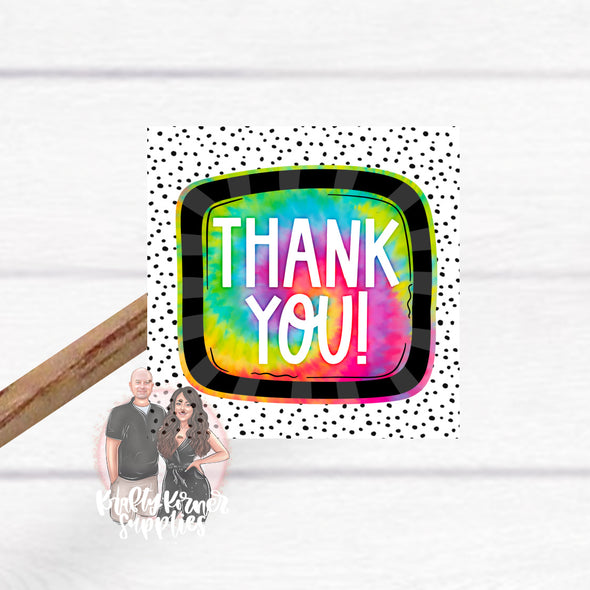 S37 Thank You Vinyl Stickers (25)  - Stickers