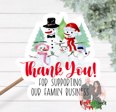 S82 Thank You Christmas (25) - Stickers