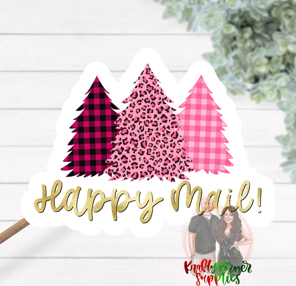 S84 Happy Mail Trees (25) - Stickers