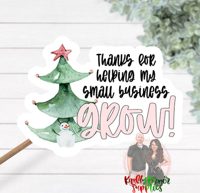 S85 Thank You Grow Christmas (25) - Stickers