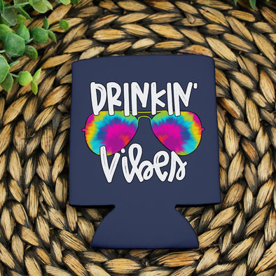 E57 Can Cooler Drinkin' Vibes -  Screen Print Transfer