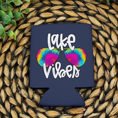 E59 Can Cooler Lake Vibes -  Screen Print Transfer