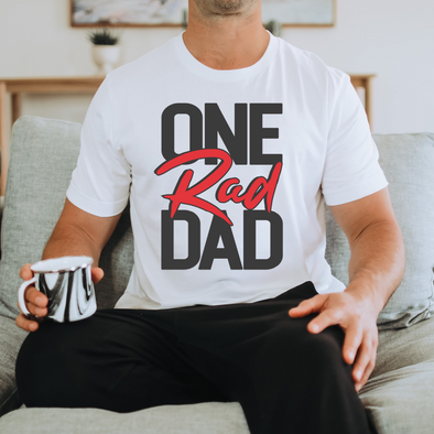 One Rad Dad, DTF, Transfer, Ready To Press