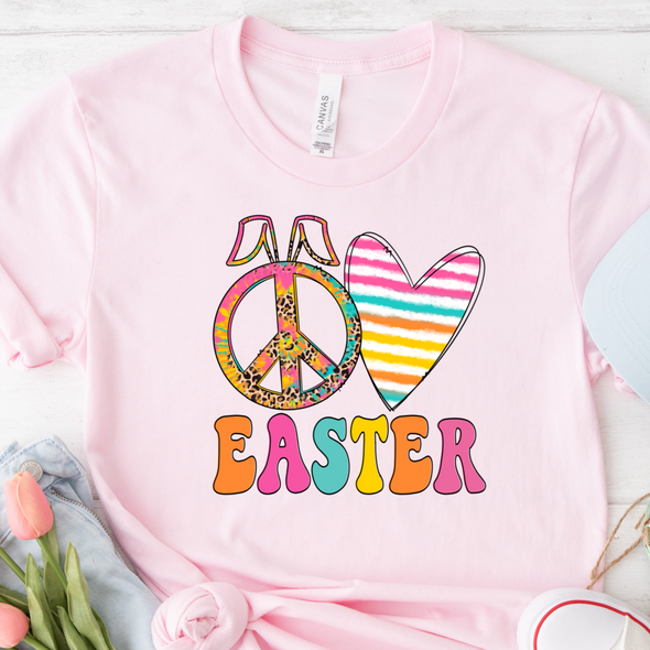 Peace Symbol Bunny Ears Easter -  DTF