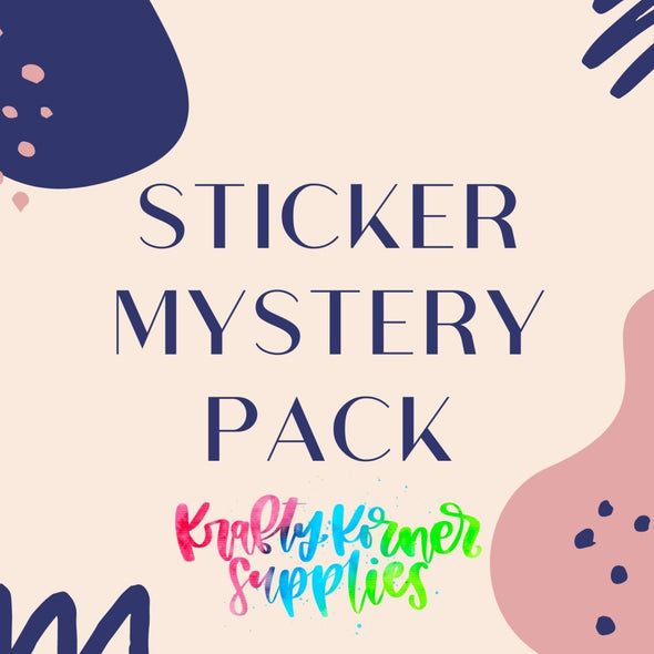 10 PACKAGING STICKER SHEETS - MYSTERY PACK (240 STICKERS)