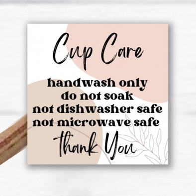 S86 Cup Care Card - Packaging Stickers (24)