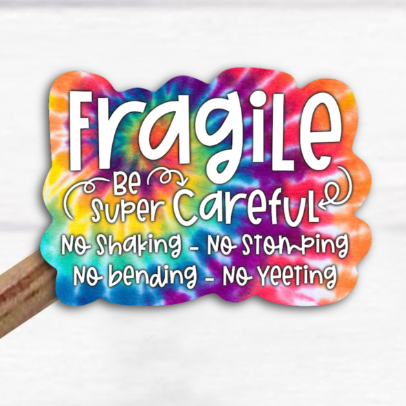 S88 Tie Dye Fragile - Packaging Stickers (24)