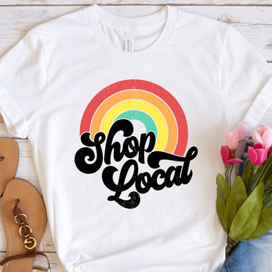 Shop Local Vintage Rainbow -  DTF