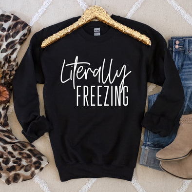 Literally Freezing  -  Screen Print Transfer