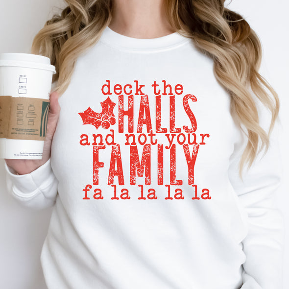 Deck the Halls -  Screen Print Transfer
