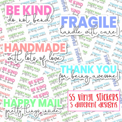 S74 Small Business Packaging Bundle (55) - Stickers
