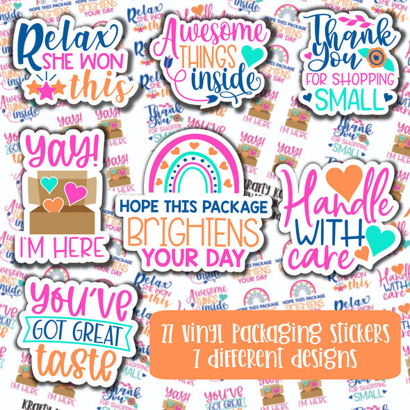S72 Small Business Packaging Bundle (27) - Stickers