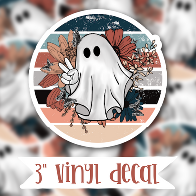 V111 Fall Ghost - Vinyl Sticker Decal
