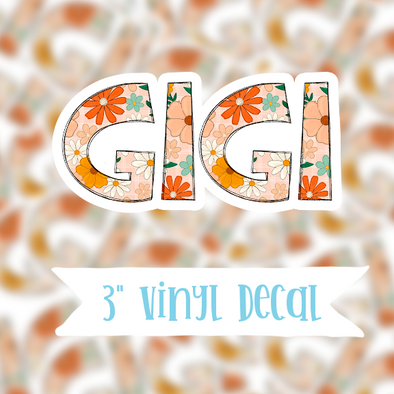 V116 Gigi - Vinyl Sticker Decal