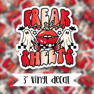 V131 Freak In The Sheets - Vinyl Sticker Decal