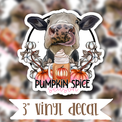 V142 Pumpkin Spice Season - Vinyl Sticker Decal