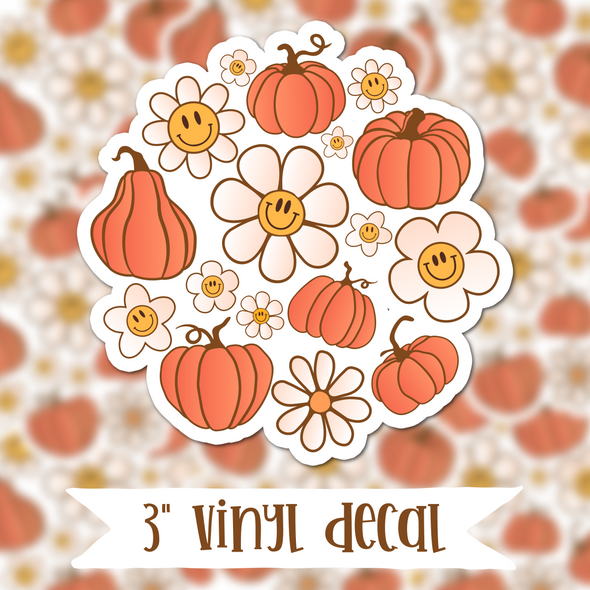 V14 Cozy Season Retro Fall - Vinyl Sticker Decal
