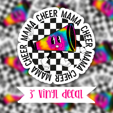 V151 Cheer Mama - Vinyl Sticker Decal