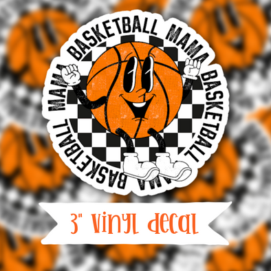 V153 Baseketball Mama - Vinyl Sticker Decal