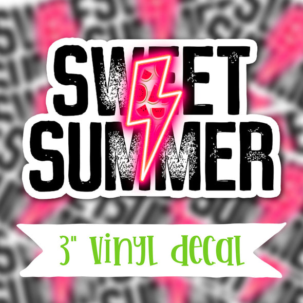 V162 Sweet Summer - Vinyl Sticker Decal