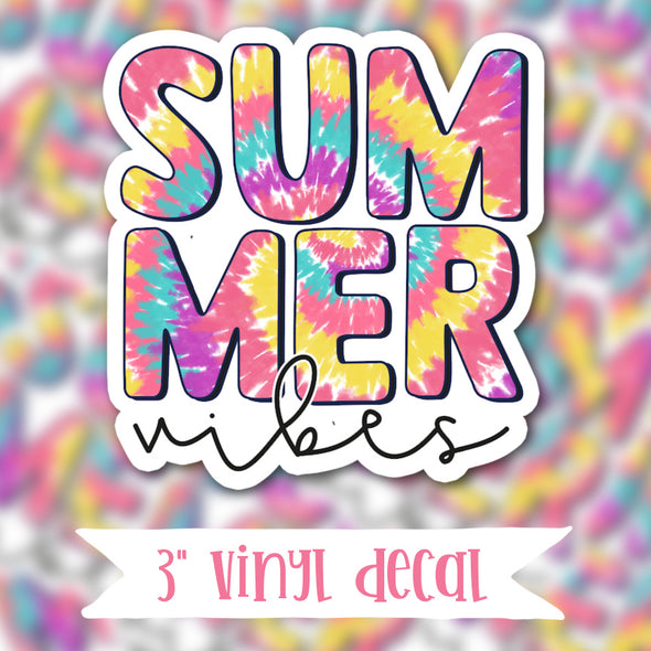 V182 Summer Vibes - Vinyl Sticker Decal
