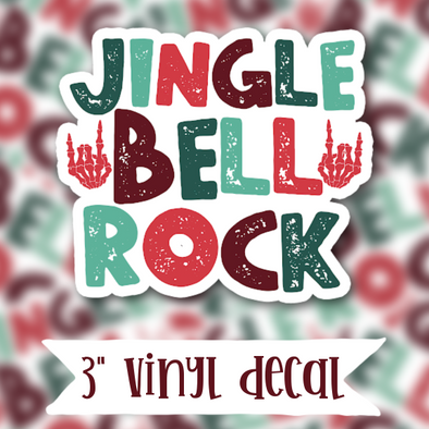 V21 Jingle Bell Rock - Vinyl Sticker Decal