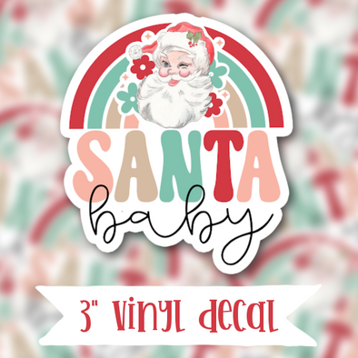 V22 Santa Baby - Vinyl Sticker Decal