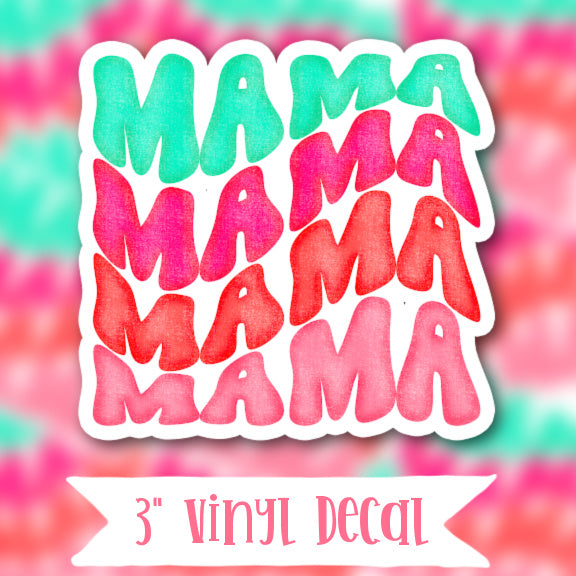 V27 Mama - Vinyl Sticker Decal