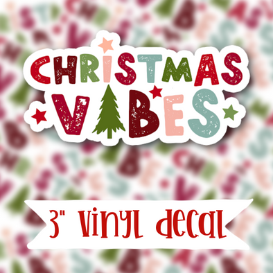 V30 Christmas Vibes - Vinyl Sticker Decal