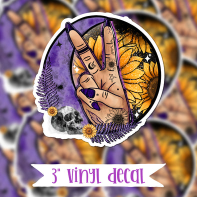 V35 Peace - Vinyl Sticker Decal