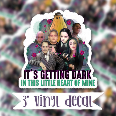 V41 Getting Dark - Vinyl Sticker Decal