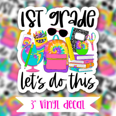 V43 1st Grade - Vinyl Sticker Decal