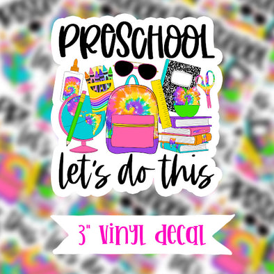 V45 Preschool - Vinyl Sticker Decal