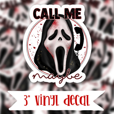 V49 Call Me - Vinyl Sticker Decal