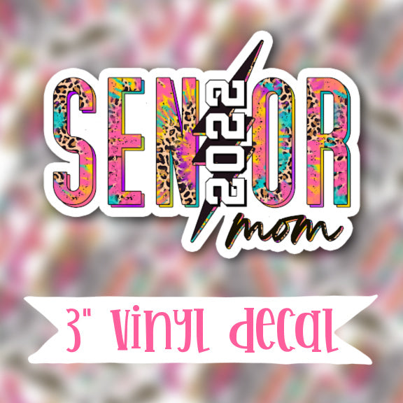 V54 Senior Mom - Vinyl Sticker Decal
